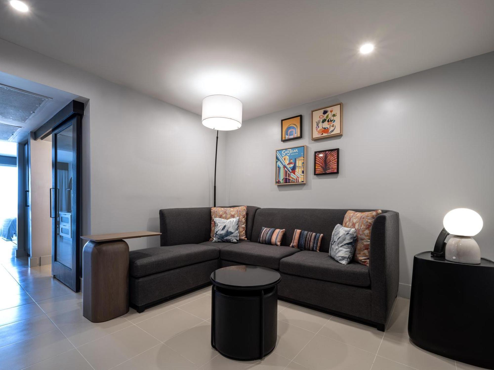 King Suite Sofa Bed Balcony