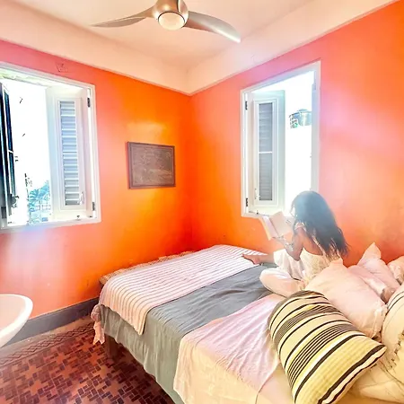 Fresh Tropical Colonial Style Walk-Up- Rooftop Terrace- Beach View-3