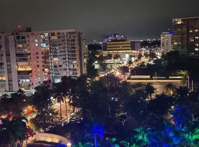 Beautiful Remodeled Condominiun With An Impecable View To The Beach And City Avenues Walk Distance To The Beach San Juan